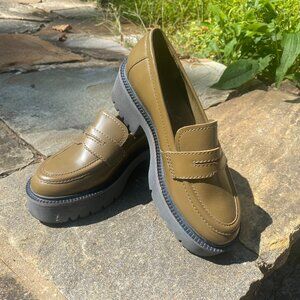 Free People Deckers Size 38 Olive